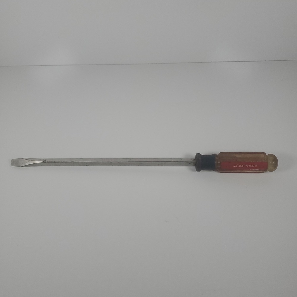 VTG Craftsman 41588 Slotted Flat Head 3/8" Tip Screwdriver USA 16.5"